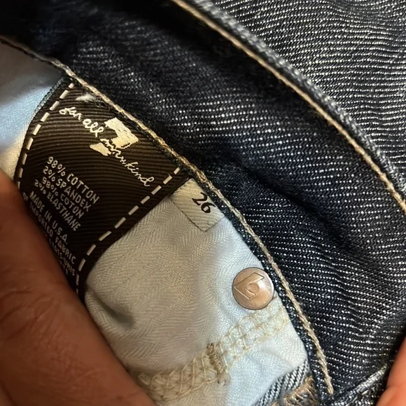 7 for all mankind boot cut Jen’s size 26 - Picture 6 of 6